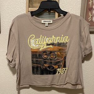 Children's Love Tan California Graphic Kids Shirt